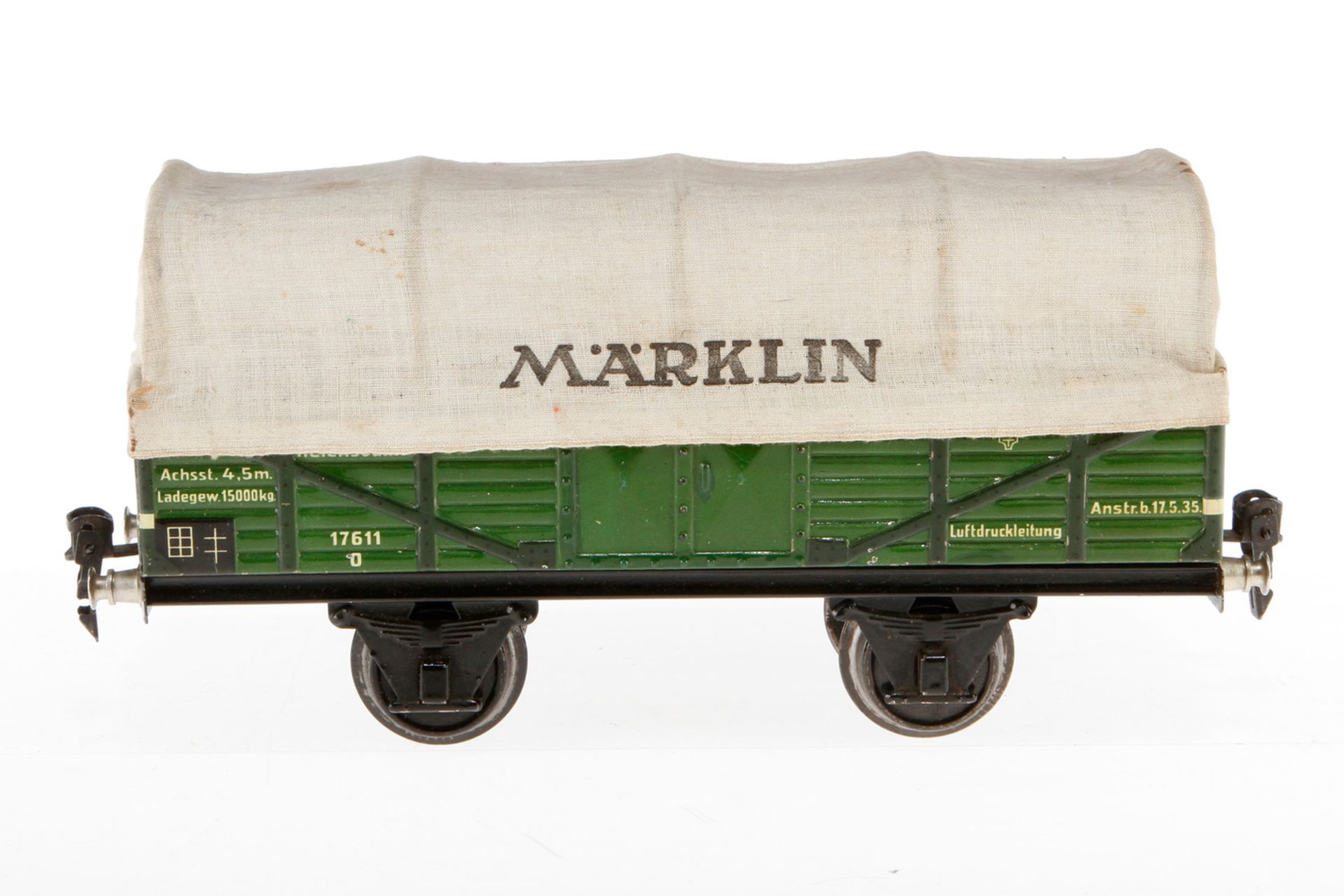 Märklin Planewagen 1763, S 1, CL, LS und gealterter Lack, L 24, Z 2-3