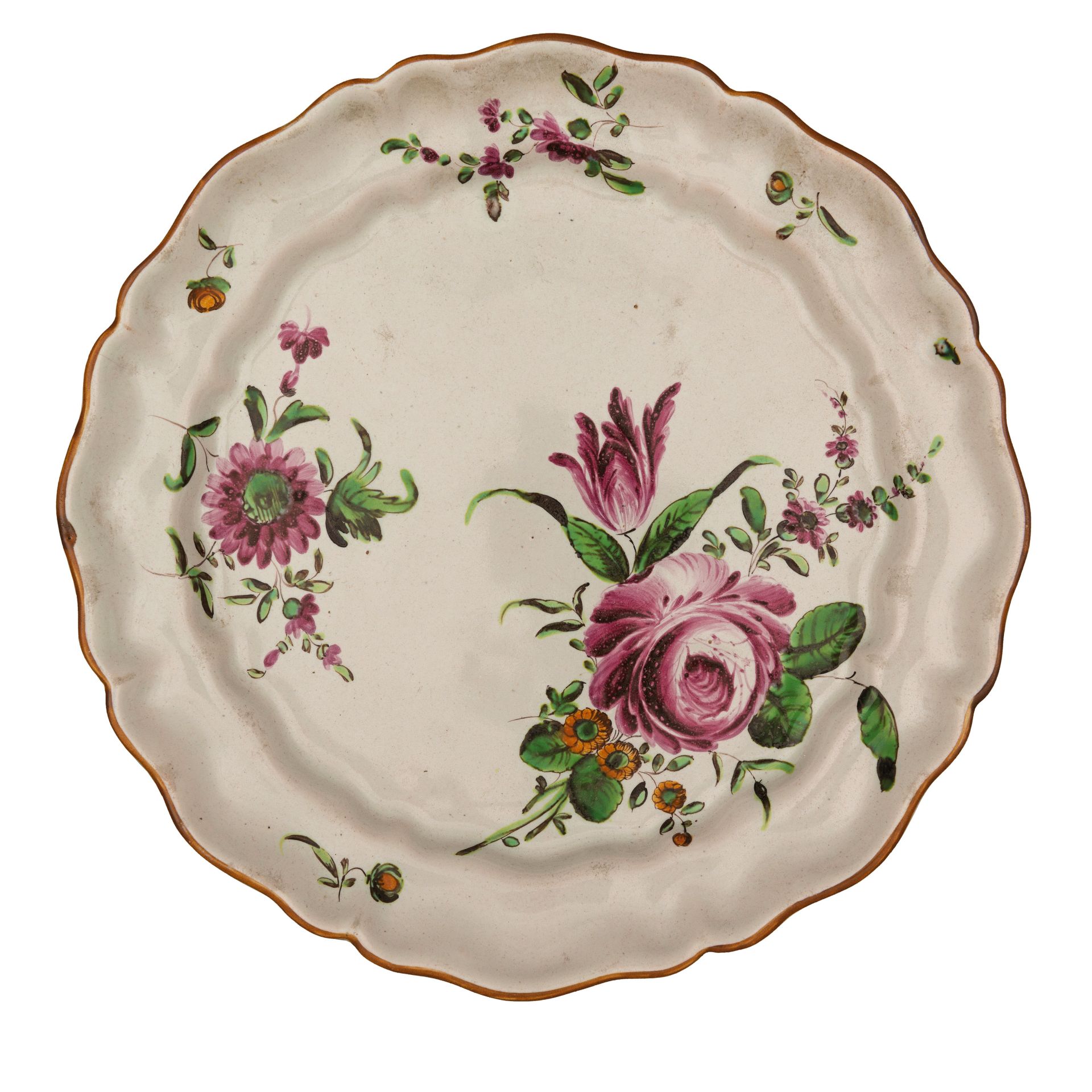 SEI PIATTI IN MAIOLICA POLICROMA, FABBRICA CASALI E CALLEGARI, PESARO, 1787-1810 - Bild 5 aus 6