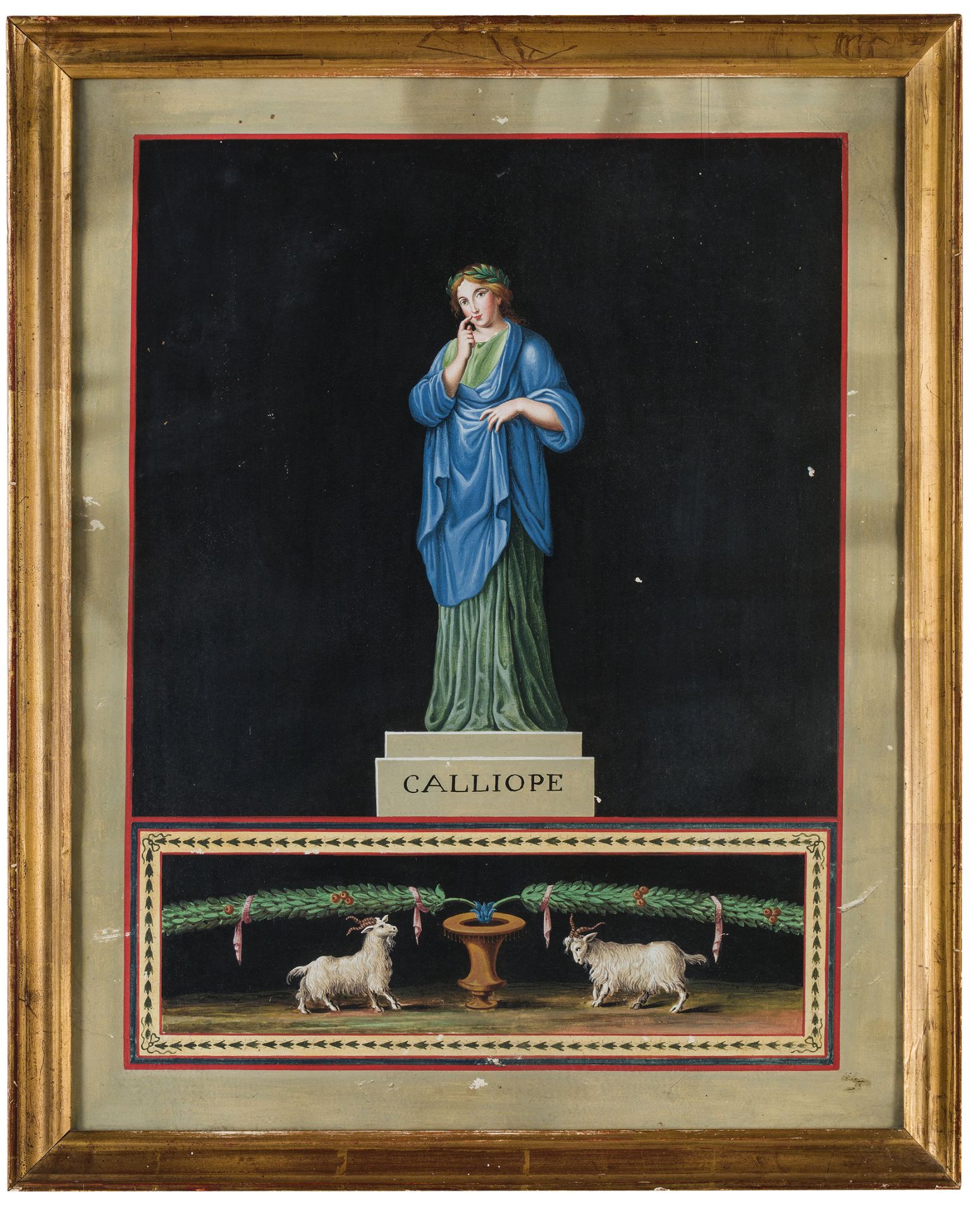 QUATTRO GOUACHE, XVIII-XIX SECOLO - Bild 4 aus 4