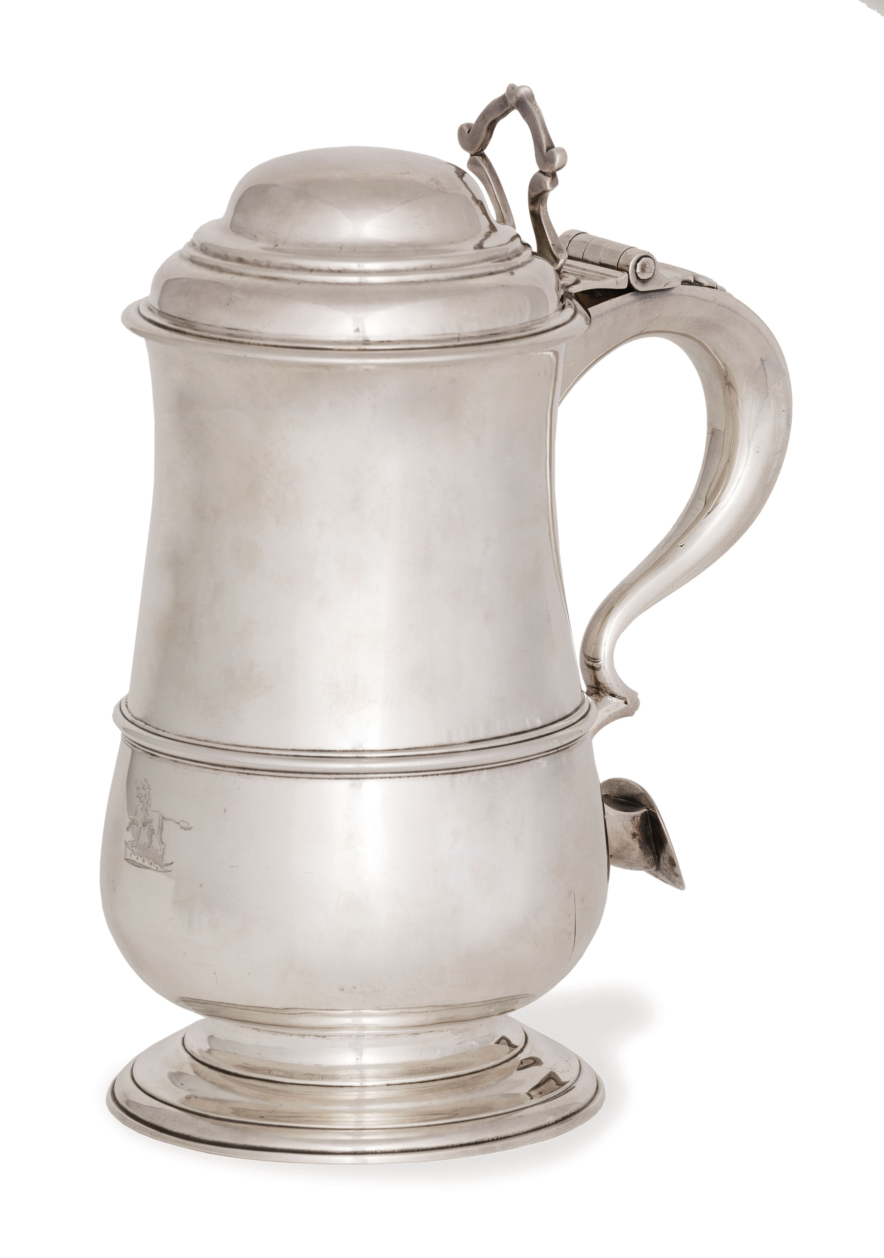 GRANDE TANKARD IN ARGENTO, LONDRA, 1763, ORAFO J. ROBINSON II