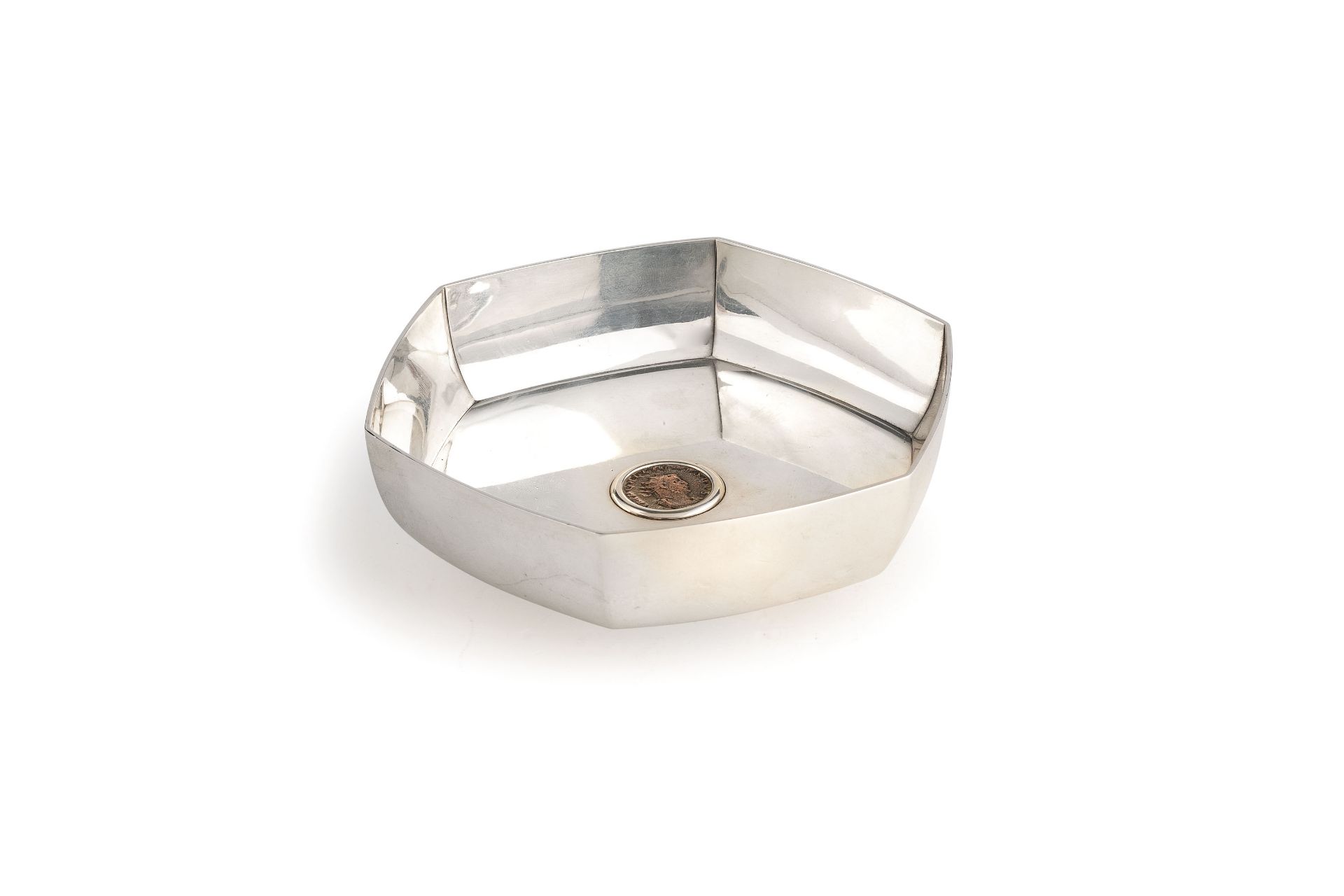 BOWL IN ARGENTO, ROMA, 1974, ORAFO BULGARI - Bild 2 aus 2