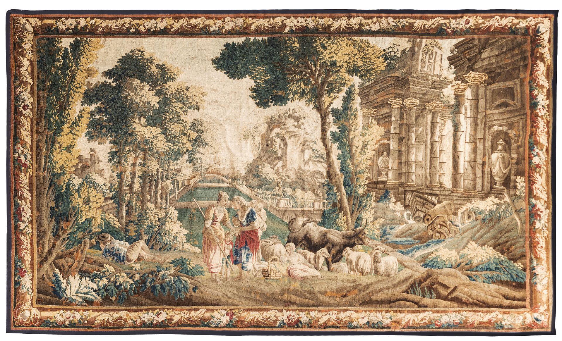 ARAZZO, MANIFATTURA DI AUBUSSON, FRANCIA, 1700 CIRCA - Image 2 of 2