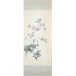 TWO FRAMED SILK PAINTINGS, CHINA, 19TH-20TH CENTURY (2)