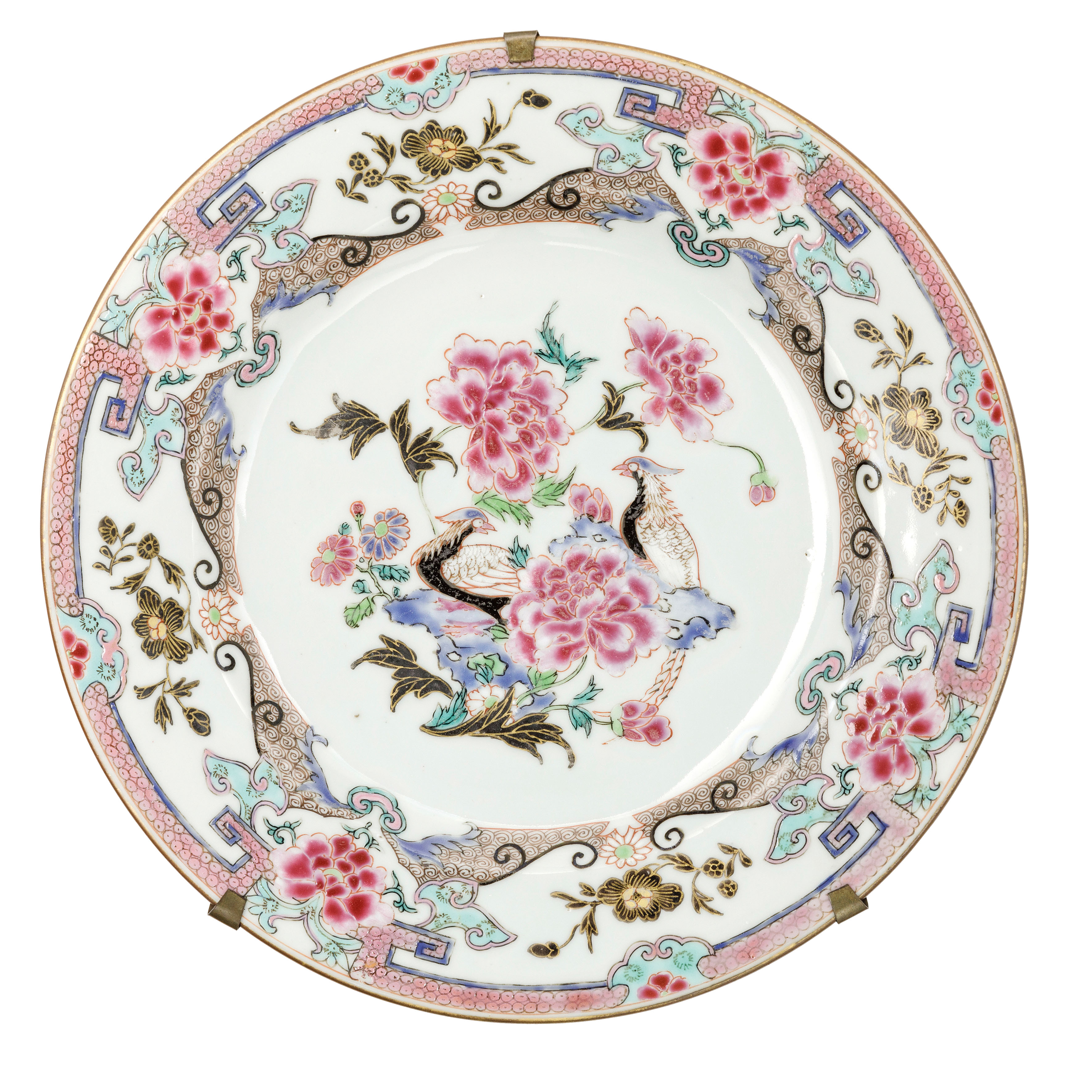 SIX DIFFERENT FAMILLE ROSE PORCELAIN DISHES, CHINA, MIDDLE 18TH CENTURY (6) - Image 4 of 6