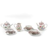 A MISCELLANEOUS OF FAMILLE ROSE PORCELAINS, CHINA, 18TH CENTURY (6)