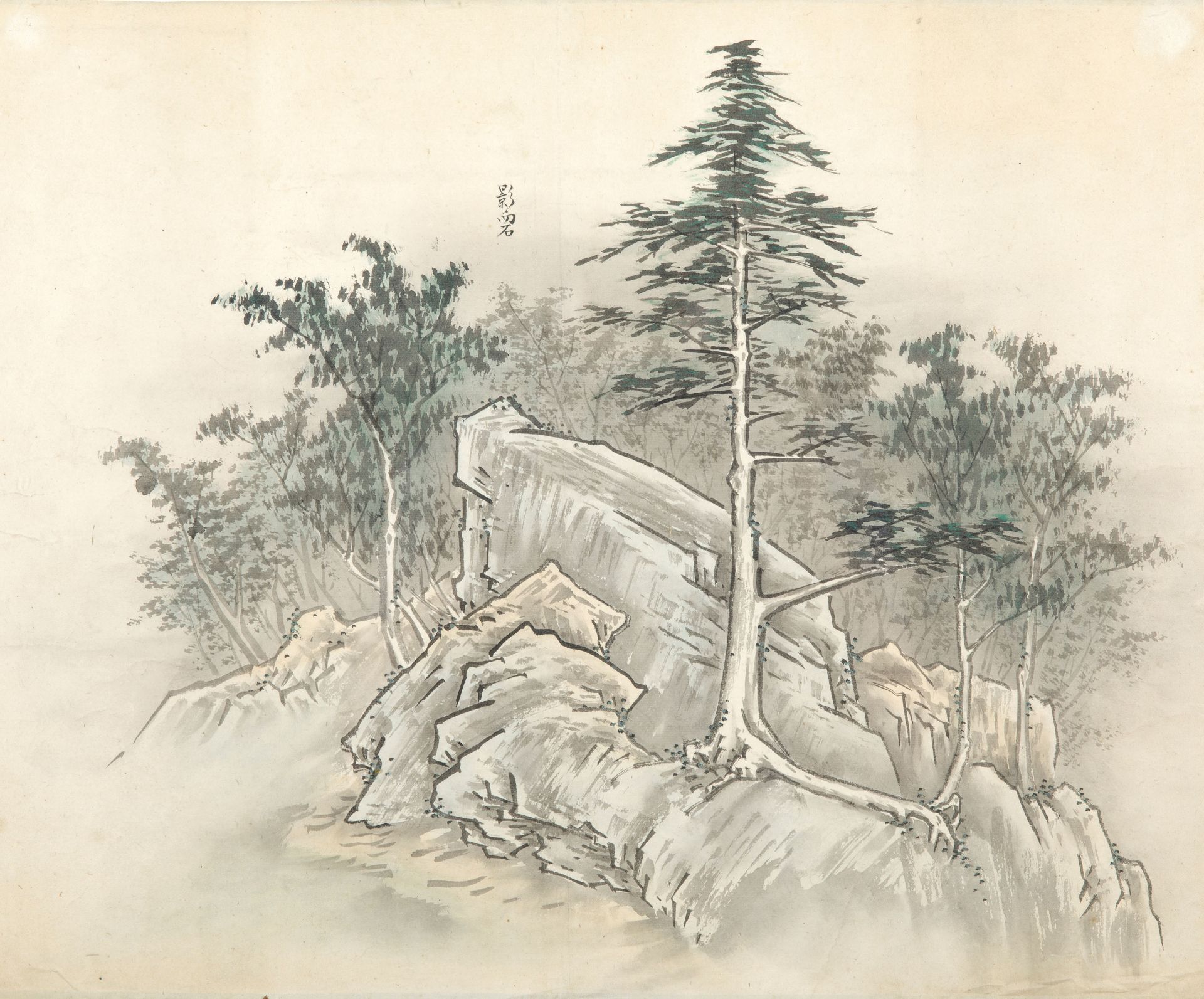 TWO PAINTINGS ON PAPER, CHINA, LATE QING DYNASTY (2)