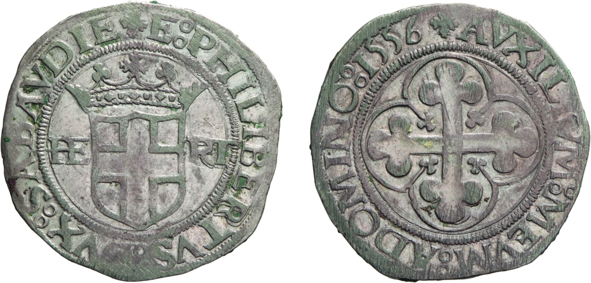SAVOIA. EMANUELE FILIBERTO (1553-1580). 4 GROSSI 1556