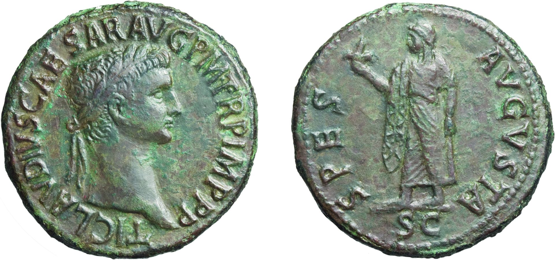 MONETE ROMANE IMPERIALI. CLAUDIO (41-54). SESTERZIO