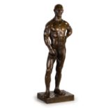 SCULTURA IN BRONZO PATINATO, INIZIO DEL XX SECOLO