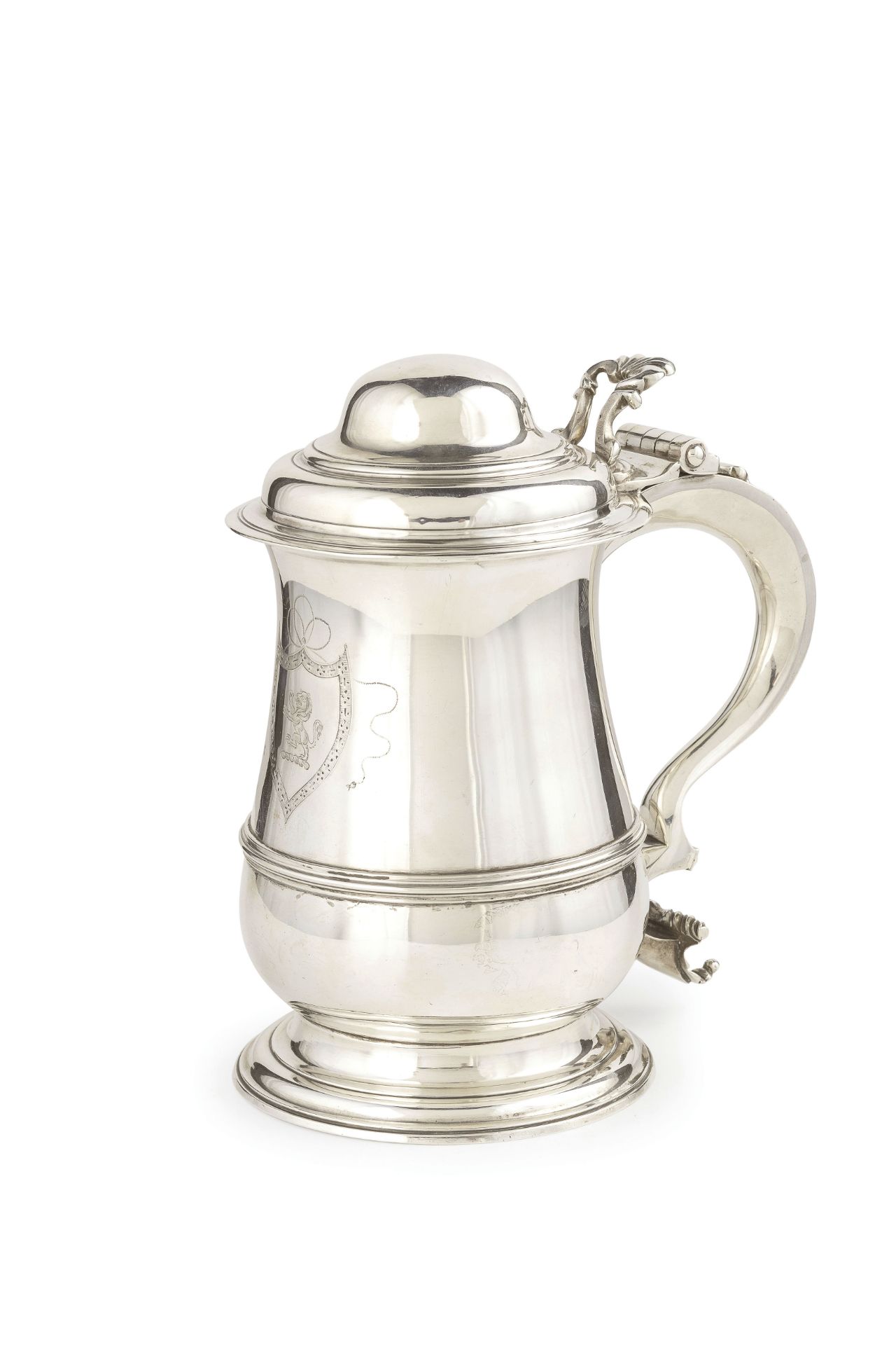 TANKARD IN ARGENTO, LONDRA, 1762, ORAFO W. CRIPPS