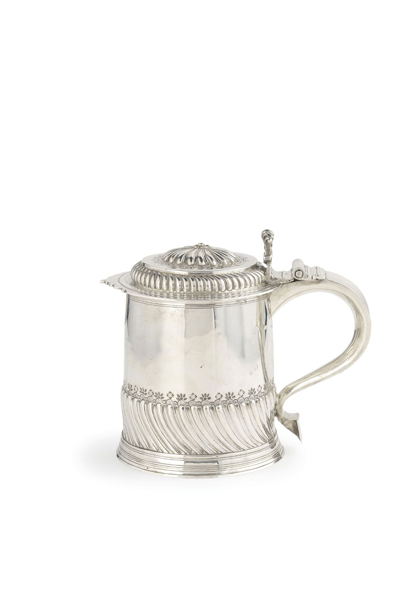 TANKARD IN ARGENTO, LONDRA, 1696