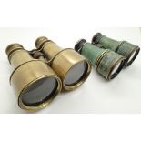 Two pairs of vintage binoculars