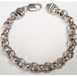 Sterling silver belcher bracelet fully hallmarked CONDITION REPORT: Weight = 19g