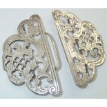 Silver Nurses belt buckle