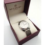 Gents Accurist day and date wristwatch