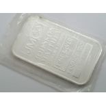 Johnson Matthew 1 ounce fine silver bar