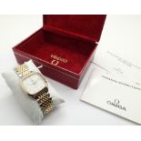 Omega gents Seamaster wristwatch with original box and paperwork recently serviced