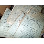 Approximately thirty stamp collectors fortnightly magazines dating from 1909 - 1910