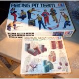 Tamiya Racing Pit Team Model Kit & Military Jerry Can Set CONDITION REPORT: Racing