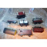 7x Triang OO Gauge Goods Wagons All Unboxed