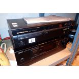 Assorted HiFi including Marantz CD62 CD player with remote and instructions and Denon AVC3020 AV