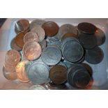 Box of Irish coins