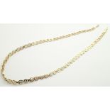 14ct gold fancy chain L: 45 cm 11.