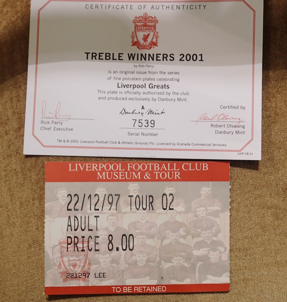 Liverpool football memorabilia including tickets CONDITION REPORT: Approximately 20 - Image 2 of 2