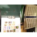 Four stamp albums including early USA