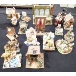 Collection of Peter Fagan tableau cats and bears