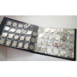 Silver American quarters collection pre 1964 including rare examples 1935 San Francisco,