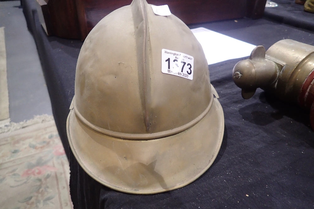 Genuine 1920s Italian firefighters helmet - Image 3 of 7