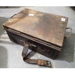 G Eastgate and Sons Ltd military related cash box with broad arrow (no key)