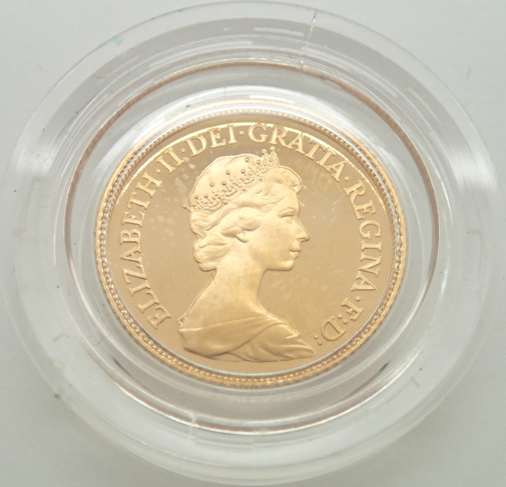 1984 proof encapsulated half sovereign