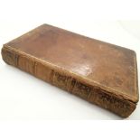 Leather bound book Europaische Staafsunde 1785
