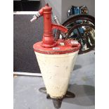 Vintage Shell oil hand pump dispenser