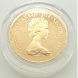 1987 proof encapsulated $ Hong Kong 1000 coin