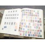The Century Postage Stamp Album containing Europe and World stamps late 19th early 20thC