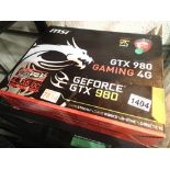 Boxed Gaming Series GTX 980 graphics card untested