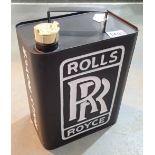 Black Rolls Royce petrol can H: 30 cm
