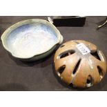 Two Sandbach Studio Pottery items c1999