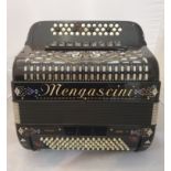 Mengascini Super M Watkins accordian in a fitted case