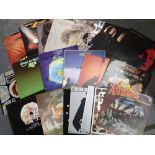 Collection of LP records including Hawkwind and Queen