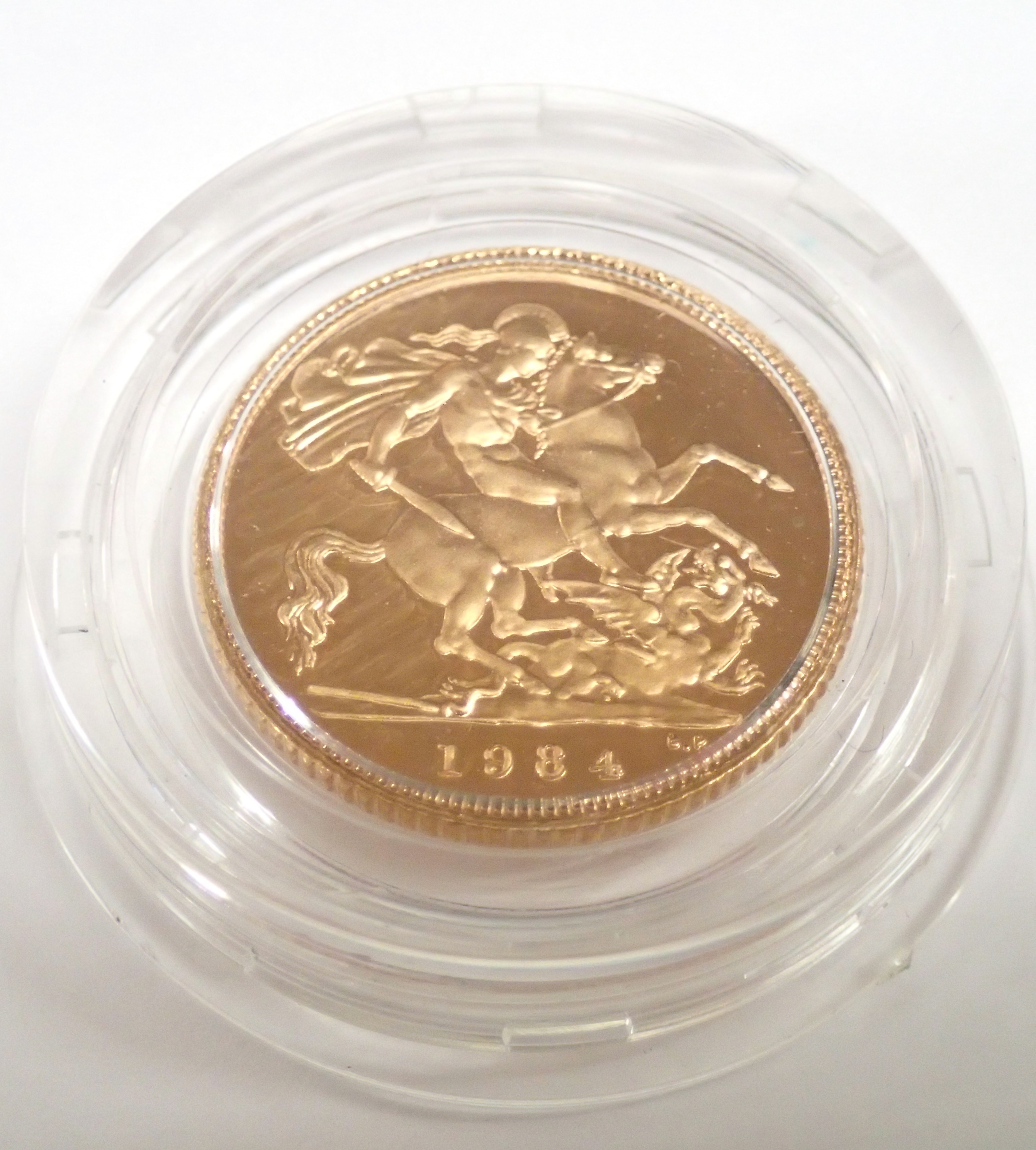 1984 proof encapsulated half sovereign - Image 2 of 2