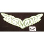 Cast iron Aston Martin sign L: 29 cm