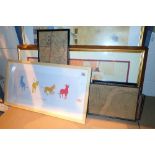 Mixed framed prints