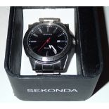 Boxed Sekonda gents wristwatch