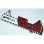 Wigan Rugby League Wembley enamel badge