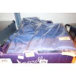 Box of new old stock blue mens work shirts