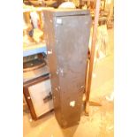 Large steel gun cabinet no keys